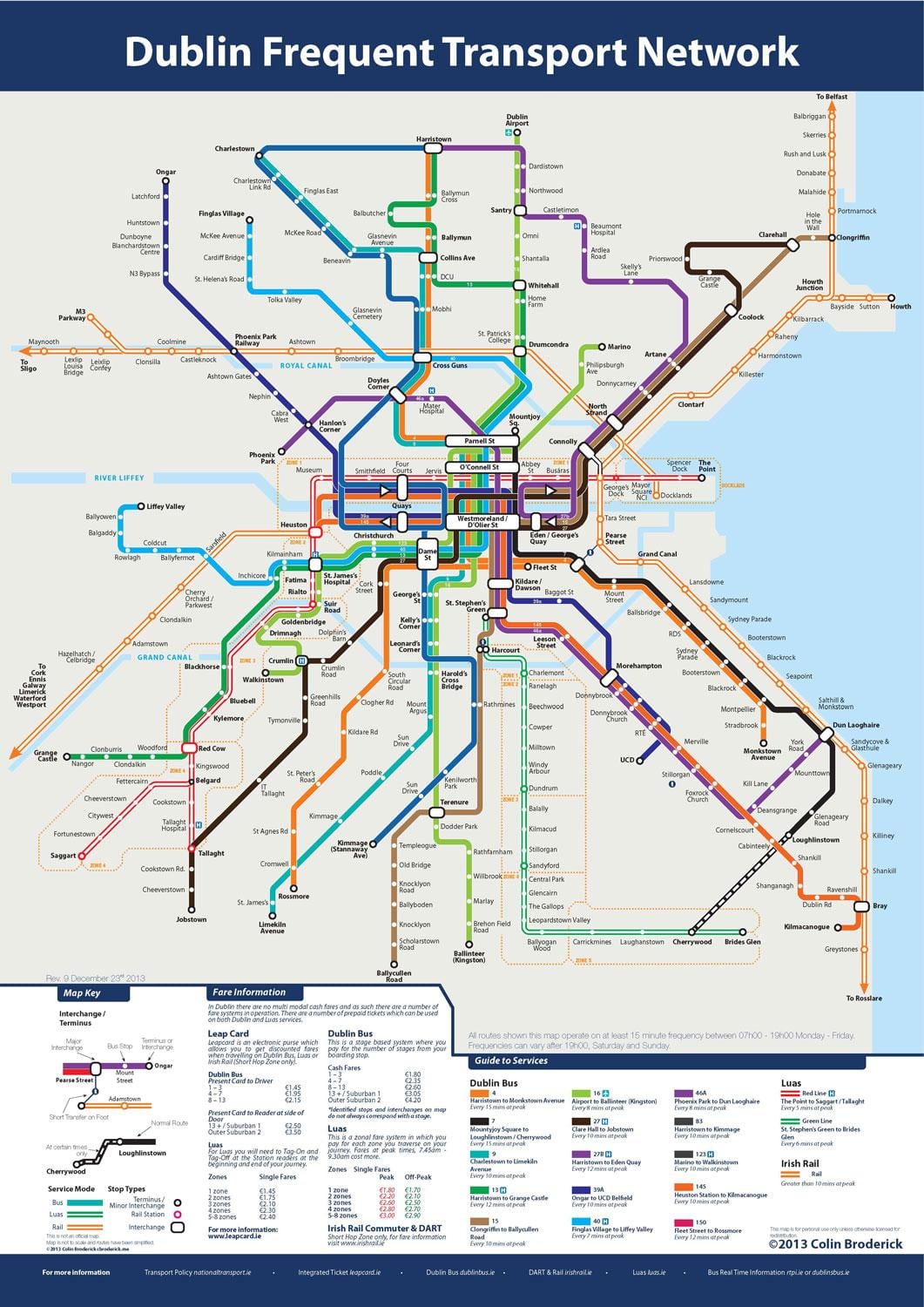 Dublin bus mapa de rutes