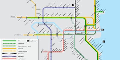Dublín estacions de ferrocarril mapa