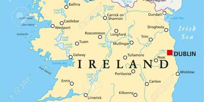 Dublín irlanda mapa