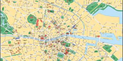 Dublín centre mapa