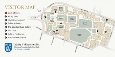 Mapa del Trinity College